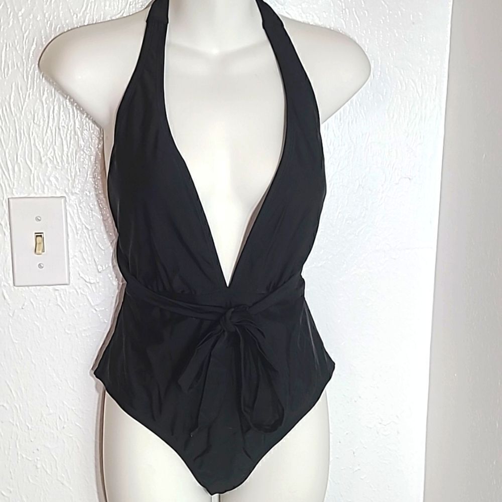 Cupshe One-piece Bathing Suit,  Black, Size Medium,  NWOT